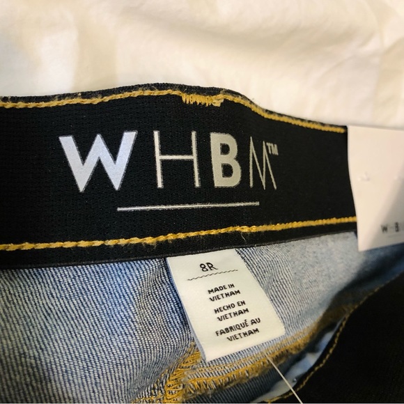 NWT WHBM Mid Rise Slim Boot Cut Jeans White House Black Market - Picture 5 of 5